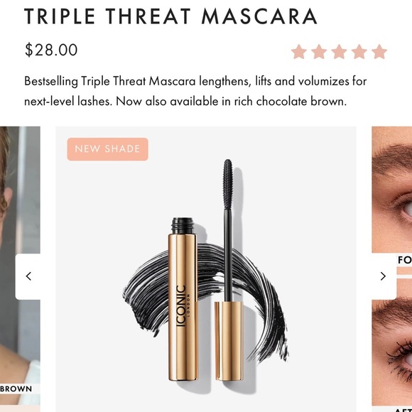NWT: Iconic London Triple Threat Mascara In Black - Picture 7 of 7